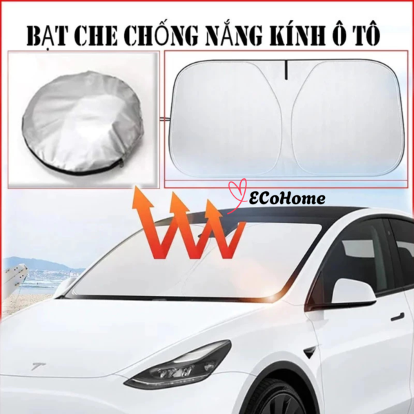 Tấm Che Kính Chắn Gió Xe Hơi Chống Tia UV Thiết Kế Gấp Gọn Tiện Dụng Tấm che nắng Kính lái cao cấp gập gọn thông minh