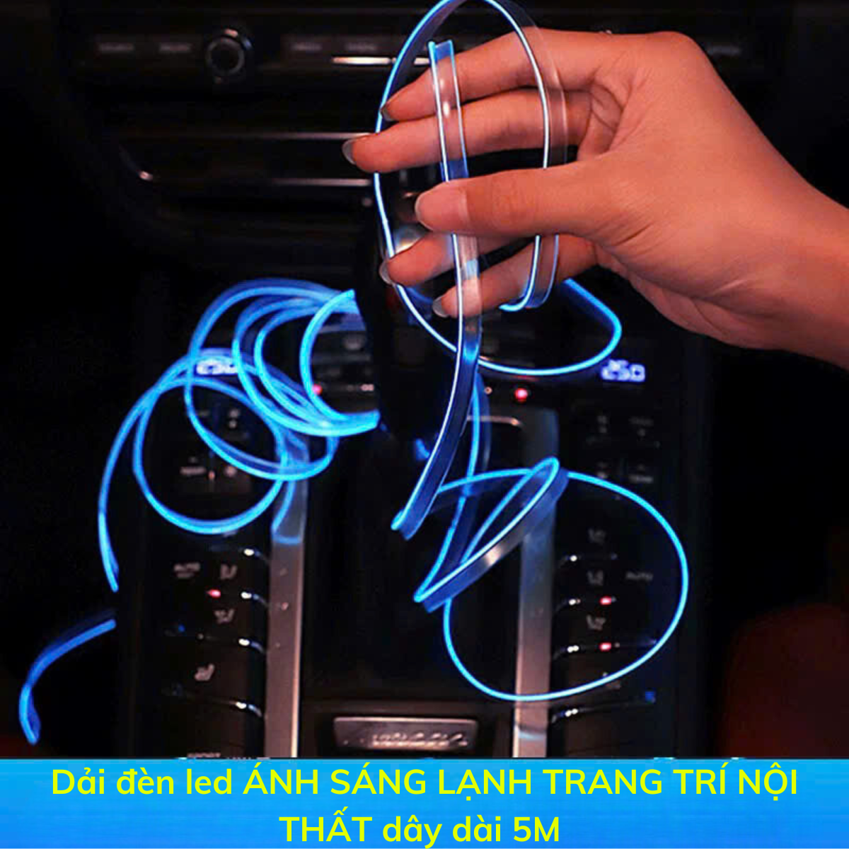 Dải đèn led ÁNH SÁNG LẠNH TRANG TRÍ NỘI THẤT dây dài 5M