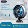 Quạt Mini Ô Tô , Quạt Gắn cửa gió điều hòa ô tô , quạt kẹp cửa gió máy lạnh xe hơi ,gắn taplo với 3 tốc độ Có Đèn Led