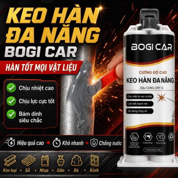 KEO Hàn Nối, Vá Đa Năng,Hàn Dính Sắt Thép Kim Loại Siêu Cứng Chịu Nhiệt 200 Độ C Độ Bền Cao - NaduCar