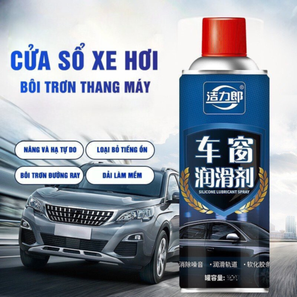 Bình xịt dưỡng gioăng cao su, bôi trơn gioăng, chống kẹt cửa kính, phục hồi các chi tiết ô tô - naduhome